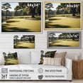 thumbnail image 4 of Designart "Golf Putting Green Calm IV" Sports Floater Framed Wall Art Print, 4 of 7