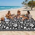 thumbnail image 5 of Vintage Floral Outdoor Rug 5x8, Waterproof Reversible Plastic Straw Patio Mat with Carrying Bag, Foldable Lightweight Camping Rug for RV, Porch, Deck, Beach, Picnic, Balcony, 5 of 12