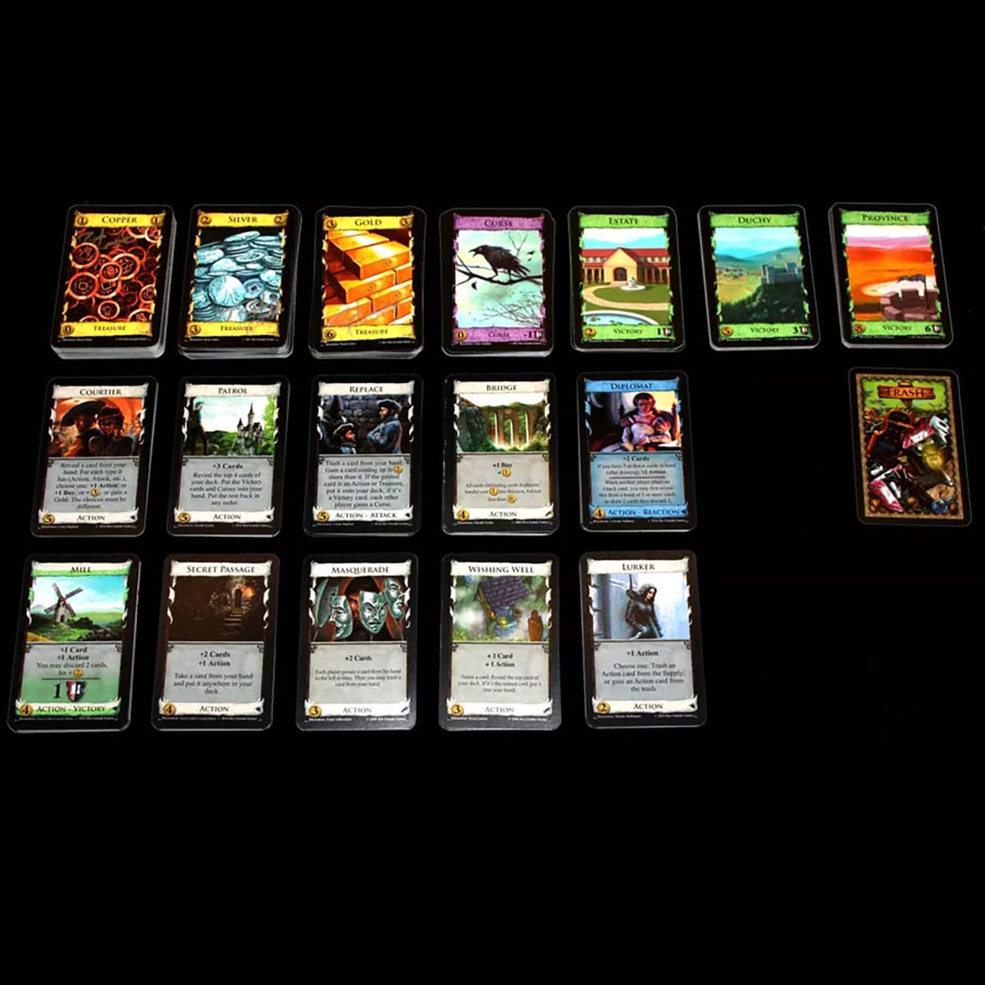 Rio Grande Games: Dominion - Intrigue - 1st Expansion Deck-Building Game, New Kingdom Cards & Unique Effects, Secrets & Schemes, Ages 14+, 2-4 Players