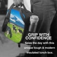 thumbnail image 7 of Cauagu Grazing Cows Mountain View Insulated Lunch Bag - Reusable Lunch Box Thickened Thermal Leakproof Lunch Tote Bag for Adult Office/Travel Picnic, 7 of 7