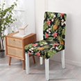 thumbnail image 7 of Chair Covers for Dining Room Set Of 4 Spandex Super Fit Stretch Removable Washable Kitchen Chair Slipcovers for Home Party Hotel Wedding Ceremony, Universal Size (pineapple), 7 of 7
