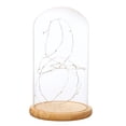 thumbnail image 2 of Lámpara de mesa de campana de cristal LED operada por batería, luces de hadas, manualidades B segundo, 2 of 9