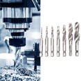 thumbnail image 3 of Tap Drill, Compound Spiral Notch Kit Taps Drilling And Tapping Kit 7Pcs Tap Set  For Industrial, 3 of 8