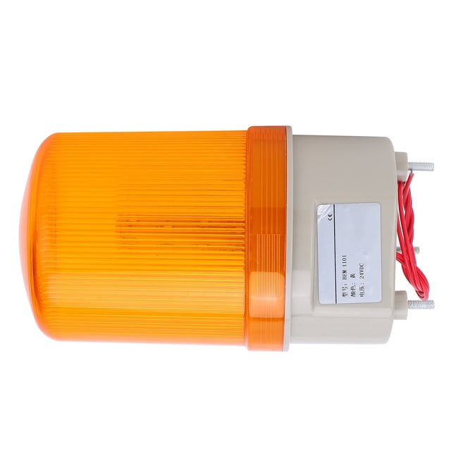 Visual Alarm Lamp BERM Warning Light AllRound Yellow Light Source Signal Indication Alarm Lamp 5W 24VDC