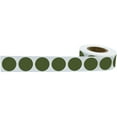 thumbnail image 3 of Olive Green Circle Dot Stickers | 0.75" Inch Round | 500 Pack, 3 of 4