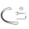 thumbnail image 2 of Lijadora de tubos de bajo ruido y alta estabilidad para limpieza de bordes de cuchillos y espacios Accesorio de lijadora de banda de acero resistente, 2 of 8