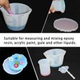 thumbnail image 5 of Silicone Measuring Cups, 500ml & 250ml, Large Reusable Resin Measuring Cup, Set of 6 Silicone Mixing Cups for Epoxy Resin, Molds, DIY, Arts and Crafts, 5 of 5