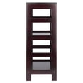thumbnail image 6 of Scranton & Co 2-Tier Transitional Solid Wood Book Shelving Unit in Espresso, 6 of 12