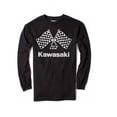 thumbnail image 2 of KAWASAKI FINISH LINE MEN'S LONG SLEEVE SHIRT / BLACK (XXL), 2 of 2