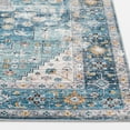 thumbnail image 3 of Tommin Blue and Cream Woven Area Rug, 3 of 7