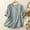 Style1-Blue linen shirts for women, variant on Linen Tops for Women Summer Lapel Button Down Short Sleeve Tunic Tops Side Split Loose Fit Cotton Shirts Casual Loose Comfy Boho Vintage Blouses Green XXL