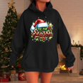 thumbnail image 2 of WILLBEST Sudaderas Deportivas para Mujer, Sudaderas Navideñas Oversize con Capucha para Mujer, Sudaderas de Invierno con Hombros Caídos, Cordón Ajustable y Bolsillo X-Grande, 2 of 4