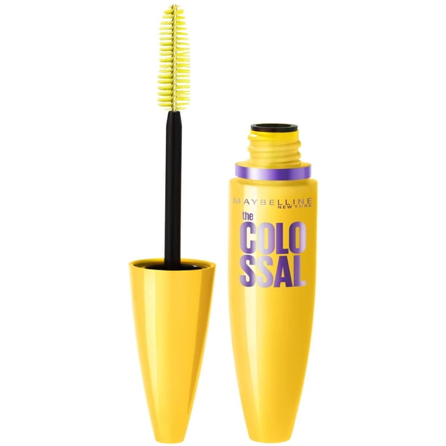 Máscara Volume Express Maybelline Glam Negro Glamoroso Lavable