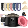 thumbnail image 1 of Kit de depilación KeShi para mujeres y hombres, calentador de cera digital con 6 bolsitas de cera dura, kit de depilación casera para cuerpo completo, rostro, cejas, bikini, piernas, piel brasileña y, 1 of 9