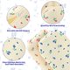 thumbnail image 4 of 2 Pcs Women Cute Floral Pencil Bag, Flower Zipper Pencil Case Simple Pen Bag Stationery Organizer Cosmetic Makeup Storage Bag Coin Pouch Holder, 4 of 5
