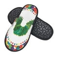 thumbnail image 2 of Hungry Caterpilla Slippers for Women Men Cotton Home Slippers Soft Fleece for Indoor Outdoor, 2 of 8