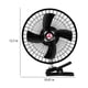 thumbnail image 3 of Ventilador de Enfriamiento Del Coche de Piezas de Repuesto Adicionales, Rotación de 24V, Ventilación Silenciosa Potente, Silencio de Viento Fuerte, Enchufe Ajustable Y Encendedor de Cigarrillos, 3 of 6