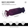 thumbnail image 3 of Easygdp Black Dark Blue Purple Candy Pillow Cylindrical Pillows Sofa Pillow Neck Hand Support Pillows Lumbar Pillows Including Insert, 3 of 8