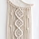 thumbnail image 4 of Tapiz de macramé tejido para colgar en la pared, Moon Dream Catcher para colgar en la pared, boho chic bohemio, decoración del hogar, tejido hecho a mano, decoración de algodón para habitación tholdsy SH1105-22, 4 of 7