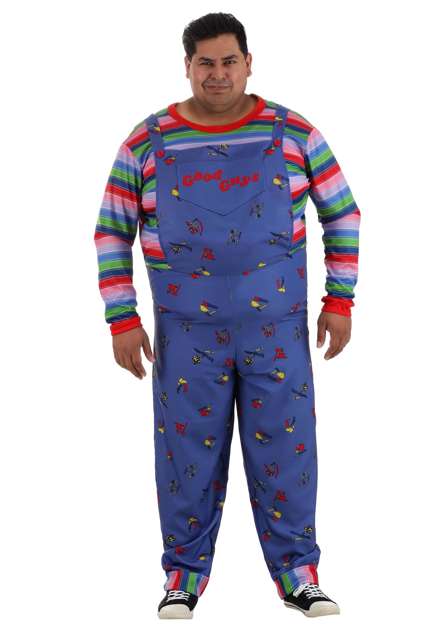 Plus Size Men Child's Play Chucky Costume