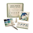 thumbnail image 2 of DIY Sea Glass Mosaic Art Kit, Ocean Animal Sea Glass Art Kit for Adults, Beginner Mosaic Craft Set with Colorful Glass Pieces and Tools, Handmade Coastal Tabletop Decor Gift, 2 of 7