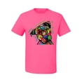 thumbnail image 3 of Dean Russo The Only Person Dog Lover Men's Graphic T-Shirt, Neon Pink, Medium, 3 of 6