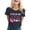 Black, variant on Womens T shirts Crew Neck Short Sleeve Letter Graphic Print Basic Tee Tshirt