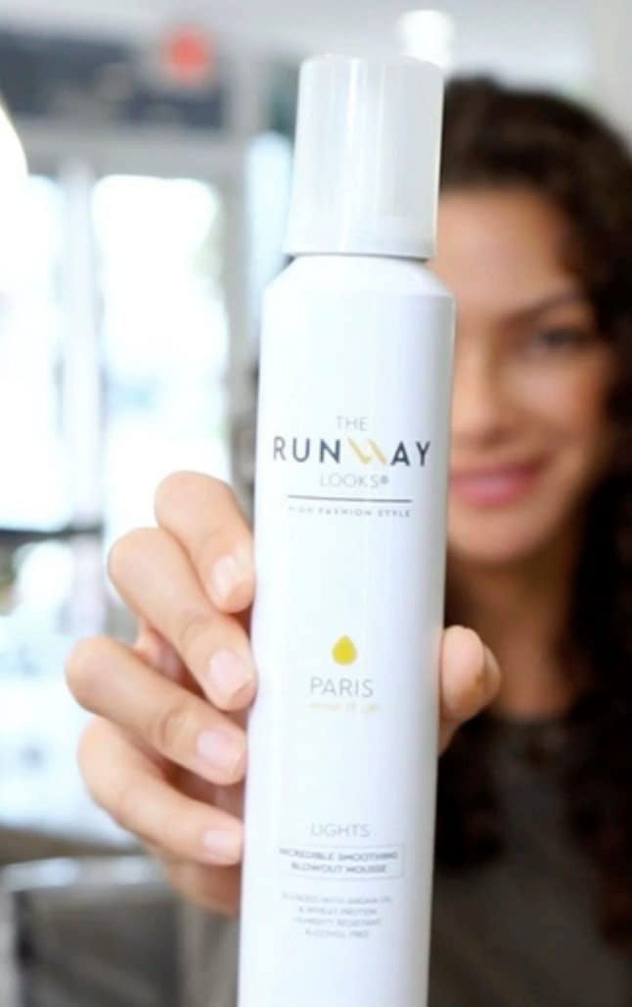 The Runway Looks Smoothing Blowout Mousse, Frizz-Free & Hydrating Hair (6oz)