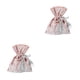 thumbnail image 1 of Advancent Candy Drawstring Bag Festival Holiday Boda Chocolates Galletas Favores Galleta Presente Regalos Paquete Bolsa Niños Rosa 2Conjunto, 1 of 6