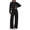 Black, variant on 2 Piece Lounge Sets for Women Casual Sweatsuits Soft Fleece Lining,Crew Neck Oversized Sweatshirt & Wide Leg Pants,Workout Airport Matching Set Tracksuit,Fall Winter Outfits