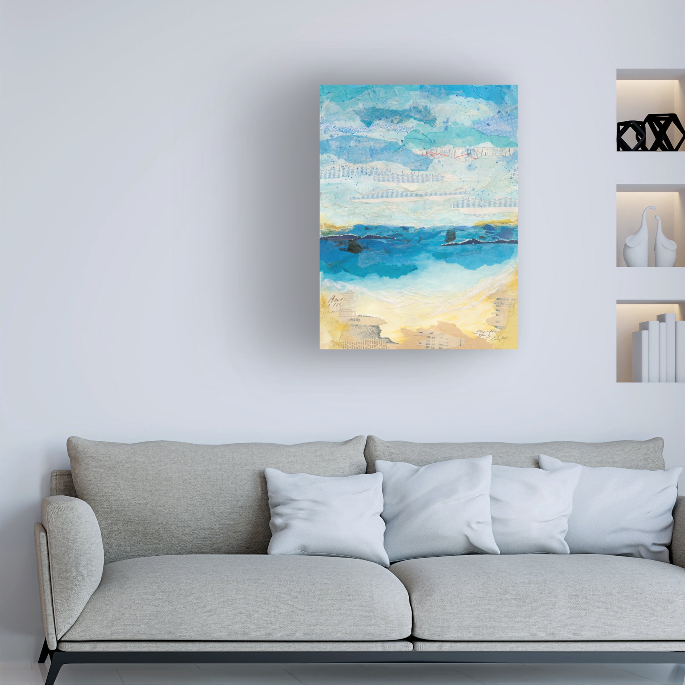 Courtney Prahl 'Abstract Coastal III' Canvas Art