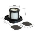 thumbnail image 2 of 3 Pack Filters For Bissell 2390 2390a 2389 Eraser Pet Hand Vacuums, 2 of 5