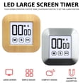thumbnail image 3 of Injueey Reloj con temporizador Digital LED con pantalla táctil grande, cronómetro creativo, reloj despertador para cocinar, ducha, estudio Almacenamiento y organización del hogar Injueey HA022562-00, 3 of 6