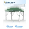 thumbnail image 4 of Memoryfield 11 ft x 11 ft Pop-Up Gazebos, Outdoor Canopy Tent with Mosquito Netting, Green, 4 of 11