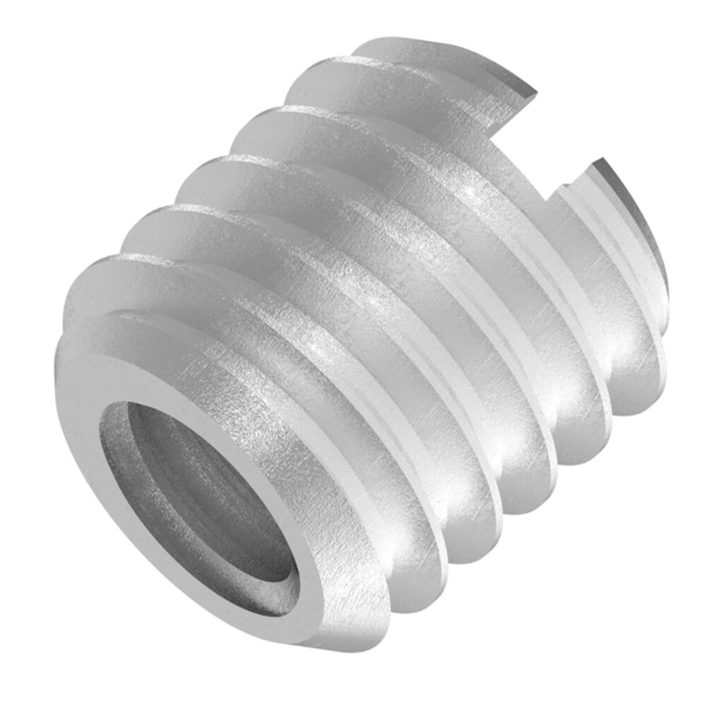 Thin Wall Self Locking Thread Insert, M6-1.00 Int Thrd Sz, Steel EZ-310-M6