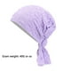 thumbnail image 4 of JShteea Gorros Turbantes Algodón Pañuelo Musulmán Elástico para La Cabeza Gorro Urdimbre para Mujer (púrpura), 4 of 9