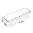 thumbnail image 6 of Tnobhg Transparent Drawer Storage Box Clear Acrylic Drawer Organizer Drain Holes Drawer Storage Tray Stackable Storage Bin, 6 of 8