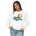 thumbnail image 4 of Puerto Rican Boricua Princess Latina Women Plus Size Crewneck Sweatshirt Brisco Brands 4X, 4 of 5