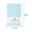 Light Blue, variant on Oioii A6 Horizontal Notebook, Handheld Thickened Writing Notebook, Portable Journal for Office, Study, Work and Daily Note Taking, Smooth Paper for Students and Adults.,Light Blue