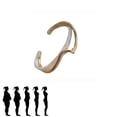 thumbnail image 1 of Pulsera abierta Beimu Pulsera con textura de metal Pulsera hinchable Fluido de crecimiento, 1 of 5