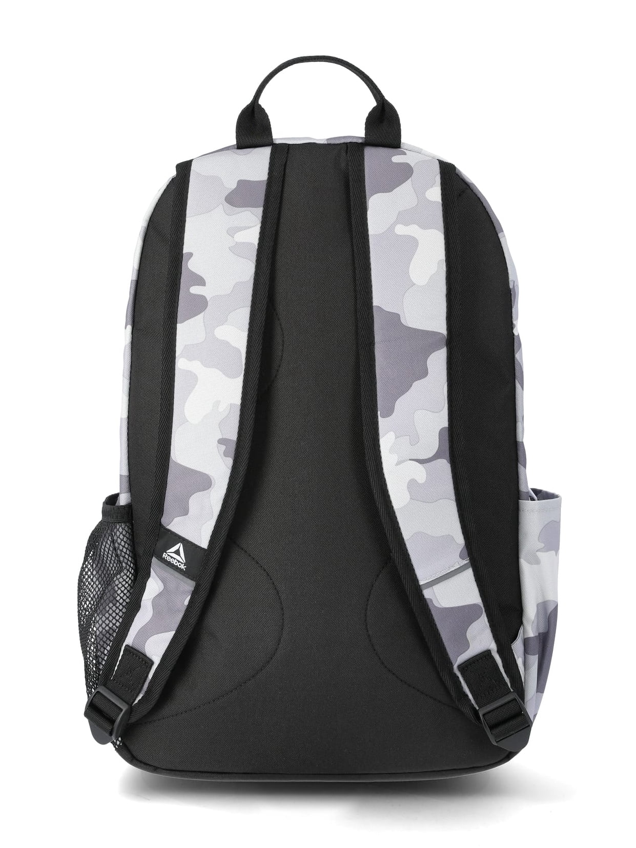 Reebok Boys' Riley 17" Laptop Backpack with Lunch Box Set, 2-Piece, Light Grey Camo