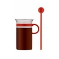 thumbnail image 5 of Bodum - Coffee Set - Coffee Press, Travel Mug, Glass Mug, Spoon - Red, 5 of 5