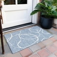 thumbnail image 6 of Addison Rugs Chantille Indoor/Outdoor Transitional Geometric, Abstract Denim Washable Rectangle Rug, 1'8" x 2'6", 6 of 6