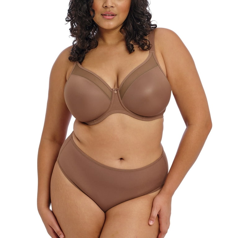 Elomi Smooth Unlined Underwire Molded Bra 4301, 34J, Clove
