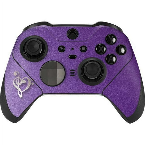Skinit Purple Glitter Musical Heart Xbox Elite Wireless Controller Series 2 Skin