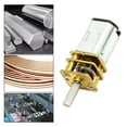 thumbnail image 3 of 1PCS Geared Micro Motor Speed Reduction Gearbox (15-1000RPM) DC3V/6V/12V RC, 3 of 6