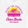 thumbnail image 4 of Inktastic Summer Enjoy the Sunshine Outer Banks North Carolina in Pink Boys or Girls Baby Bodysuit, 4 of 5
