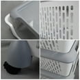 thumbnail image 5 of Yuright Plastic Stackable Storage Baskets, 4-Pack Laundry Basket Bin, 5 of 7