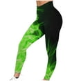 thumbnail image 4 of Utoimkio High Waisted Yoga Leggings for Women Summer Tummy Control Workout Athletic Running Yoga Pants for Women, 4 of 6
