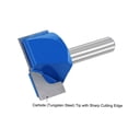 thumbnail image 3 of Unique Bargains 32mm Dia 8mm Shank Bottom Cleaning Router Bit 2 Flutes Carbide Tipped Cutter Uncoated for Woodworking, 3 of 5